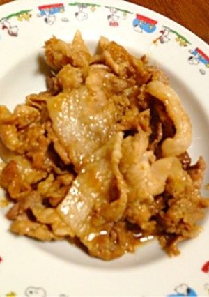 豚細切れ肉で簡単生姜焼き(人•ᴗ•♡)-レシピのメイン写真