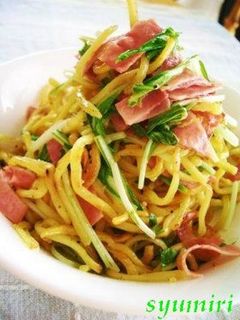 ドレッシングで塩焼きそば☆柚子胡椒風味♪-レシピのメイン写真