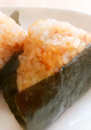 ♡ふりかけがないときの即席おかかおにぎり-レシピのメイン写真