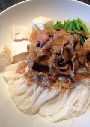 冷しゃぶそうめん-レシピのメイン写真