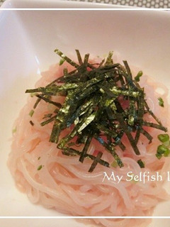 ヘルシー♬しらたきde明太柚子胡椒パスタ-レシピのメイン写真