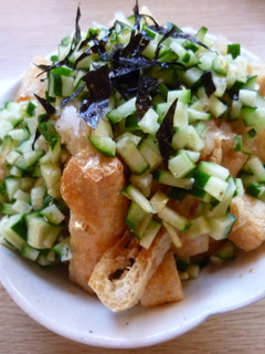 きゅうりと油揚げのさくさく和え-レシピのメイン写真