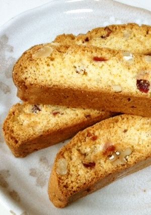 クランベリーとくるみのビスコッティ-レシピのメイン写真
