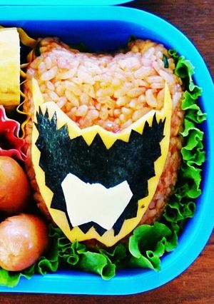 ☆キョウリュウジャー キャラ弁☆-レシピのメイン写真