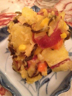 男子が完食☆さつまいもサラダ-レシピのメイン写真