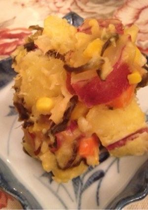 男子が完食☆さつまいもサラダ-レシピのメイン写真