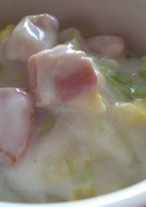 白菜のクリーム煮★簡単★10分で出来る-レシピのメイン写真