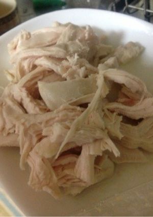 レンジで☆胸肉の蒸し鶏-レシピのメイン写真