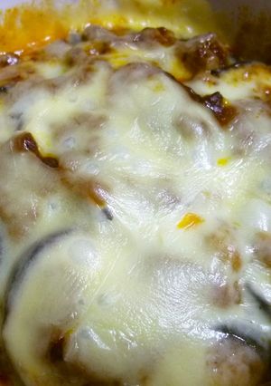 茄子とミートソースのチーズ焼き-レシピのメイン写真