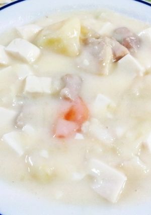 簡単ヘルシー お豆腐入りシチュー-レシピのメイン写真