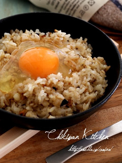 あつあつ!鉄板ガーリック卵ご飯-レシピのメイン写真
