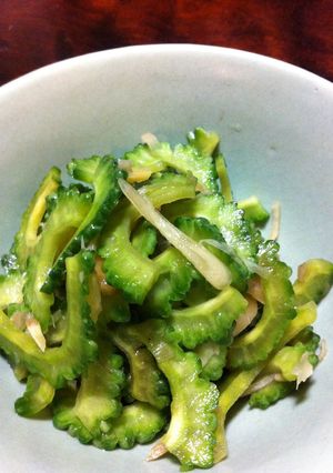 ゴーヤとみょうがと生姜の和え物-レシピのメイン写真