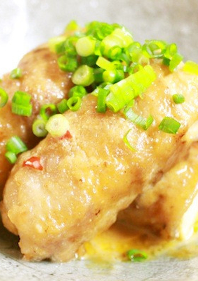 味噌マヨde厚揚げの豚バラ巻き-レシピのメイン写真