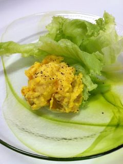 かぼちゃのクリームチーズサラダ-レシピのメイン写真