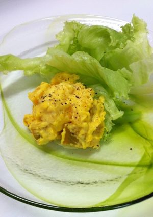 かぼちゃのクリームチーズサラダ-レシピのメイン写真