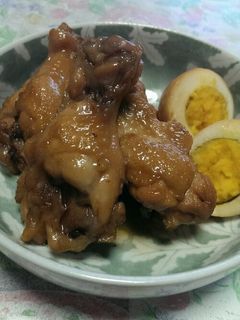 手羽元とゆで卵のさっぱり煮-レシピのメイン写真