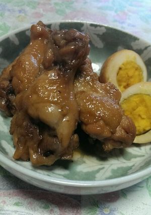 手羽元とゆで卵のさっぱり煮-レシピのメイン写真