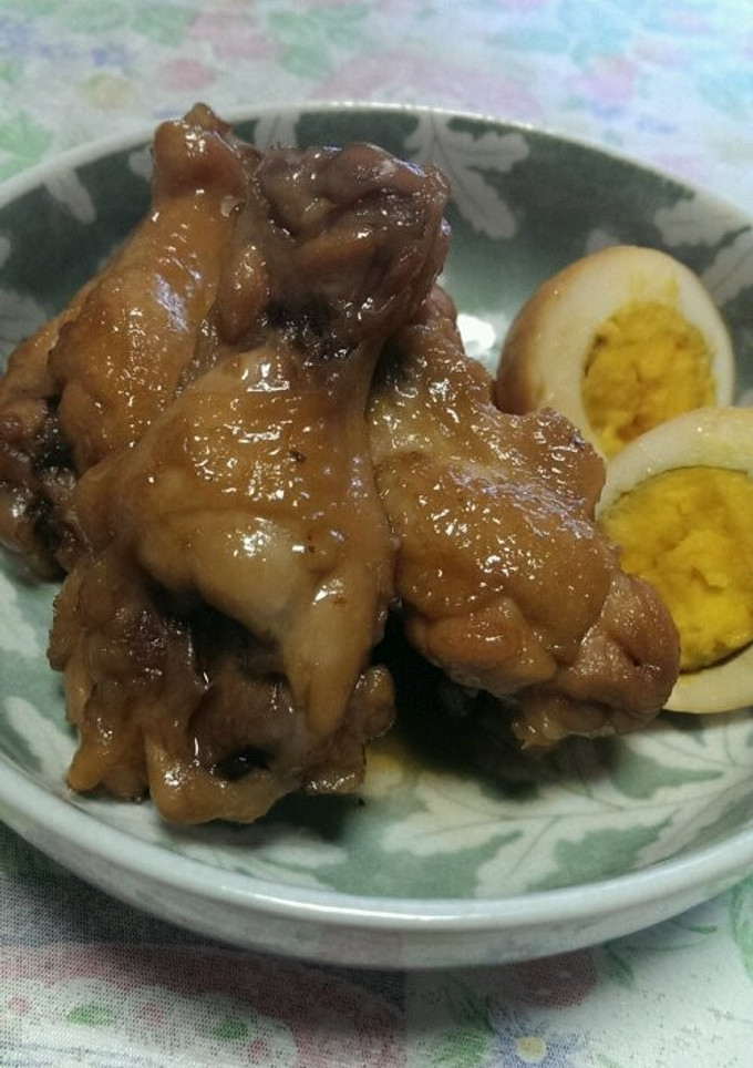 手羽元とゆで卵のさっぱり煮-レシピのメイン写真