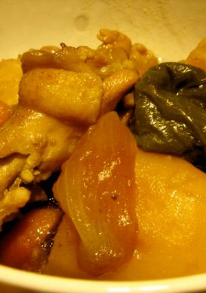 手羽元とジャガイモの照り醤油煮-レシピのメイン写真