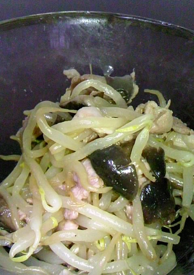 豚肉inしめじともやしのポン酢和え-レシピのメイン写真