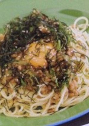 ふわとろ納豆パスタ-レシピのメイン写真