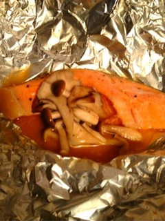 鮭の味噌バターホイル焼き-レシピのメイン写真