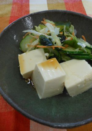 豆腐が主役のサラダ-レシピのメイン写真