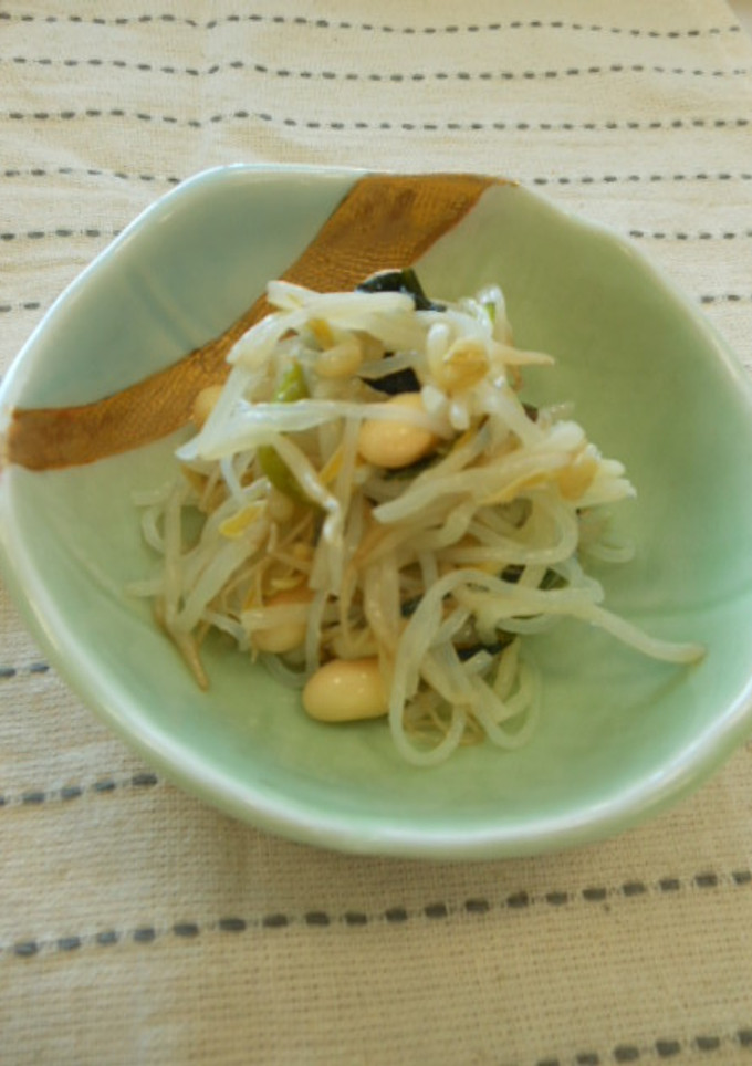 もやしとみつばの和え物-レシピのメイン写真