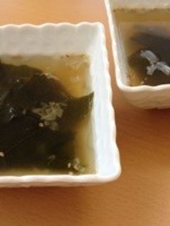 わかめスープ-レシピのメイン写真