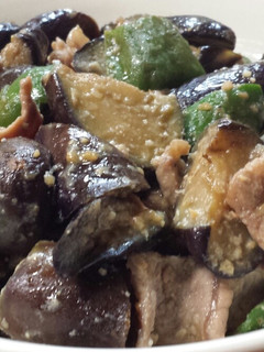 ナスと豚肉の甘みそ炒め-レシピのメイン写真