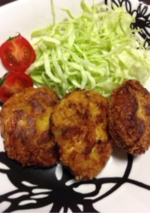 煮物リメイクしらす入コロッケ-レシピのメイン写真