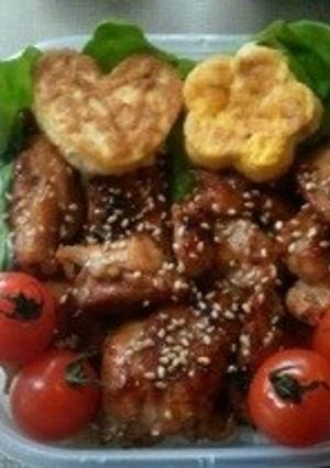 ♡鶏の照焼き弁当♡-レシピのメイン写真