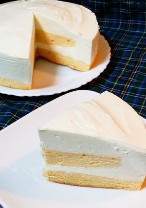 貴方のため！雪の口どけレアチーズケーキ-レシピのメイン写真