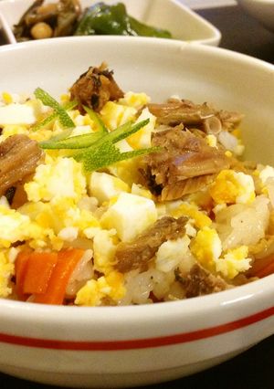 レンジにお任せ♪さば缶ちらし寿司-レシピのメイン写真