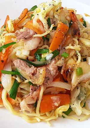 ★3ステップ★ウェイパーで塩焼きそば!-レシピのメイン写真