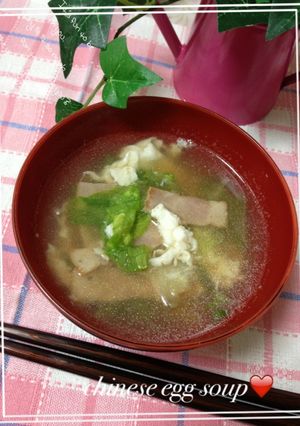 卵白救済に^ ^簡単♪中華スープ♡-レシピのメイン写真
