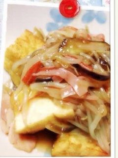 厚揚げの野菜あんかけ(o^^o)-レシピのメイン写真