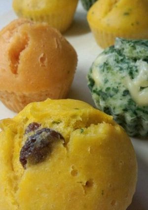 離乳食にも☆3色蒸しパン~①黄色-レシピのメイン写真