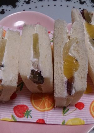 水きりヨーグルトdeフルーツサンド-レシピのメイン写真