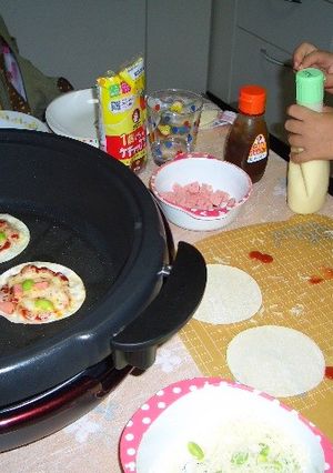 １歳からのソース混ぜピザ-レシピのメイン写真