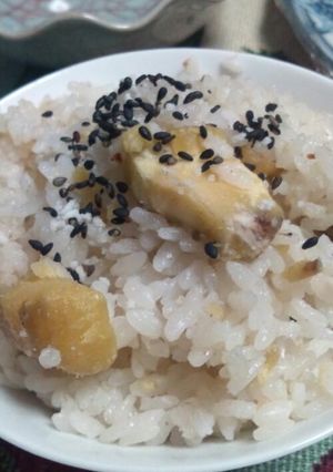 秋だぁ！栗ご飯を食べよう！-レシピのメイン写真