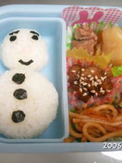 幼稚園(年少)1月のお弁当-レシピのメイン写真