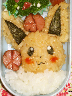 キャラ弁♪ポケモンのイーブイご飯-レシピのメイン写真