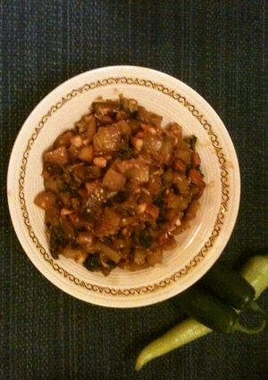 一カケのカレールーで簡単、茄子の副菜-レシピのメイン写真
