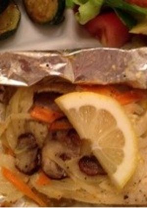 白身魚のさっぱり蒸し焼き-レシピのメイン写真