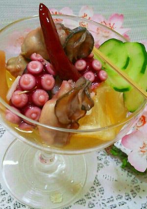 牡蠣とたこのオイル煮-レシピのメイン写真