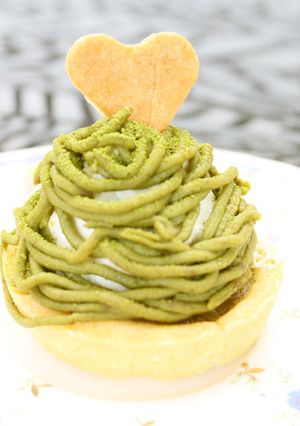 甘栗で★抹茶モンブラン❤-レシピのメイン写真