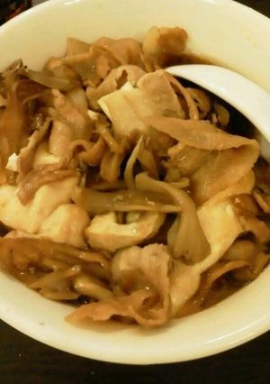きのこで秋香る☆スピード！こっくり肉豆腐-レシピのメイン写真