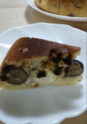 炊飯器で！甘栗レーズンとチーズのケーキ♪-レシピのメイン写真