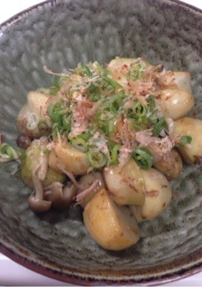 簡単里芋としめじのバター炒め煮-レシピのメイン写真